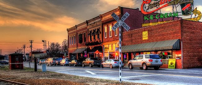 Cookeville Tennessee cityscape