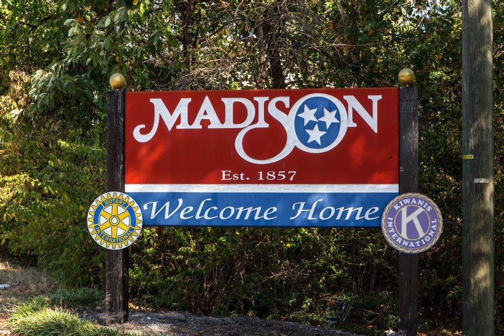 Madison TN cityscape for vending and micro markets
